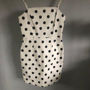 Women's Forever 21 Polka Dot Dress Black/White Size Small